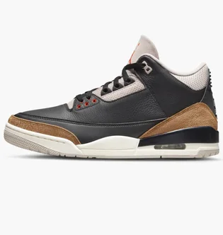 Кроссовки мужские Air Jordan 3 Retro Black Ct8532-008