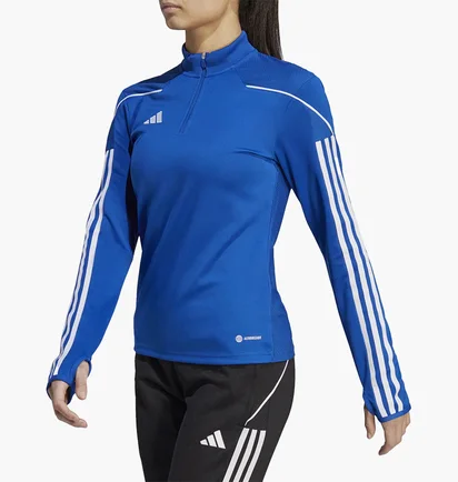 Кофта женская Adidas Long-Sleeve T-Shirt Tiro 23L Tr Topw Blue HS3486