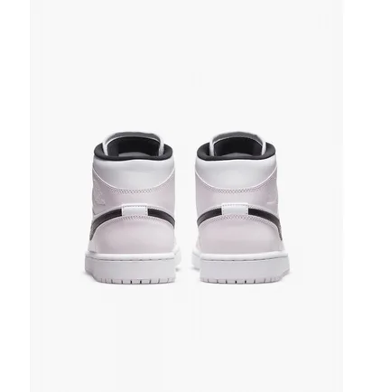 Кроссовки женские Air Jordan 1 Mid Barely Rose White/Pink Bq6472-500
