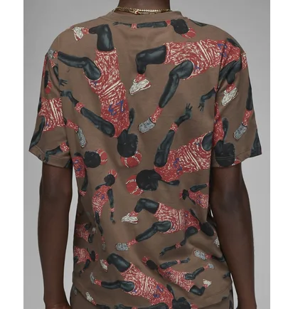 Футболка унісекс Air Jordan Artist Series By Parker Duncan WomenS Graphic T-Shirt Brown DX3253-274