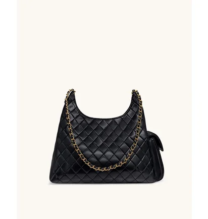 Сумка жіноча JW PEI Vivian Quilted Chain Shoulder Bag Black BB2025BG131429JWP