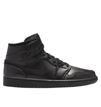 Кроссовки мужские Air Jordan 1 Mid Black 554724-090
