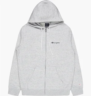 Толстовка мужская Champion Hooded Full Zip Sweatshirt New Oxford Melange Grey 218537-EM021