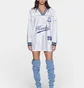 Платье женское Ksubi Teamster Ls Dress Vintage White WPS26DR004
