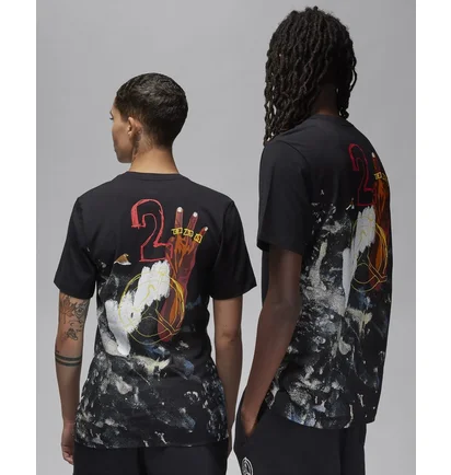 Футболка унисекс Air Jordan Artist Series By Jammie Holmes Graphic T-Shirt Black FB7408-010