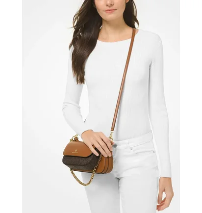 Сумка женская Michael Kors Jet Brown 32H0GT9C8L-BRN-ACORN-17917