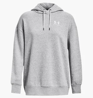 Худі жіноче Under Armour Essential Flc Os Grey 1379495-012