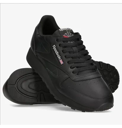 Кроссовки мужские Reebok Classic Leather Black 100008494