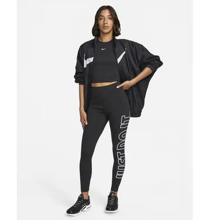 Легінси жіночі Nike Sportswear Classics Graphic High-Waisted Leggings Black DV7793-010