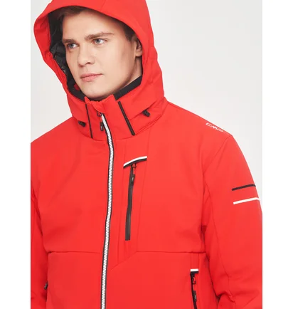 Куртка мужская Cmp Jacket Zip Hood Orange 32W0157-C580