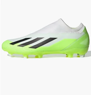 Бутсы унисекс Adidas X Crazyfast.3 Ll Fg White/Green HQ4515