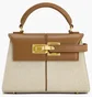 Сумка жіноча JW PEI Elise Top Handle Bag Brown/Beige BB2024BG86084JWP