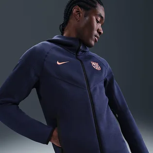 Толстовка мужская Nike Sportswear Fc Barcelona Tech Fleece Blue HQ1829-411