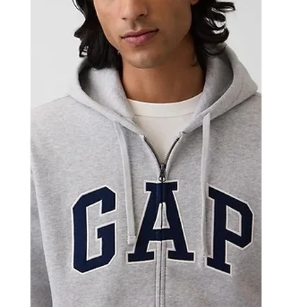 Толстовка унисекс Gap Vintagesoft Arch Logo Grey 715005321