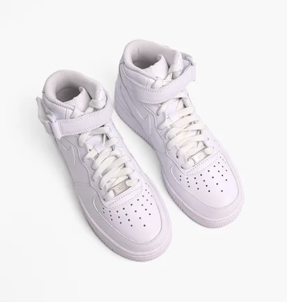 Кросівки жіночі Nike Air Force 1 Mid Triple White Dd9625-100