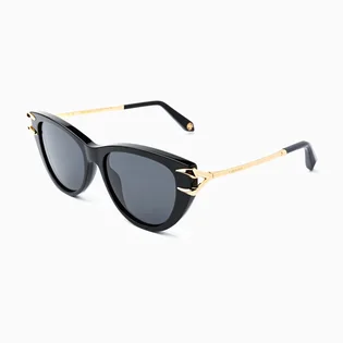 Солнцезащитные очки женские Roberto Cavalli Grey/Black SRC031-0700-55-17