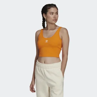 Майка женская Adidas Adicolor Essentials Rib Tank Top Yellow Hf3396