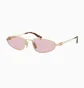 Сонцезахисні окуляри жіночі MIU MIU Pink/Gold A52S-ZVN4I0-52