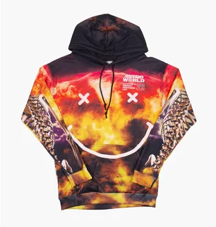Худи унисекс Travis Scott Skelet Astroworld Festival 2019 Skeleton Hoodie