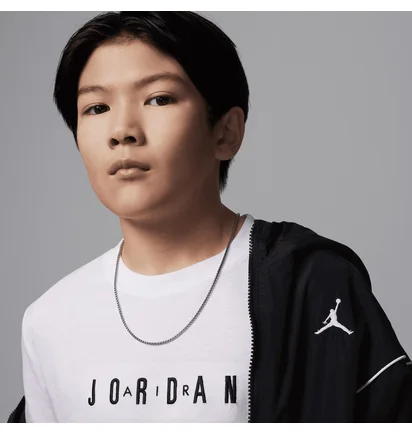 Футболка дитяча Air Jordan Big Embroidered T-Shirt White 95D634-001