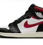 Кроссовки мужские Air Jordan 1 Retro High Og Black/White 555088-061