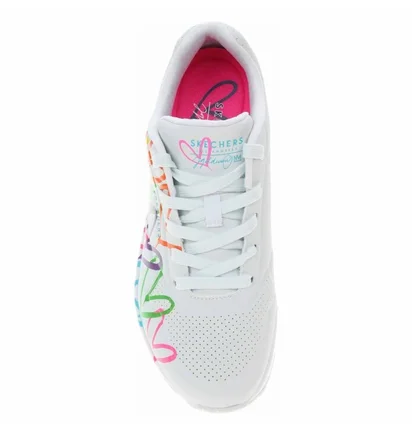 Кросівки жіночі Skechers Uno Highlight Love White 177981-WMLT