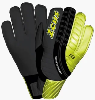 Перчатки вратарские унисекс Zeus Guanto Eko Black Z01455