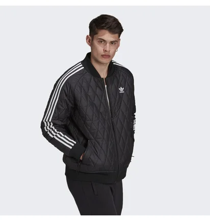 Куртка мужская Adidas Adicolor Classics Quilted Sst Track Jacket Black H11439