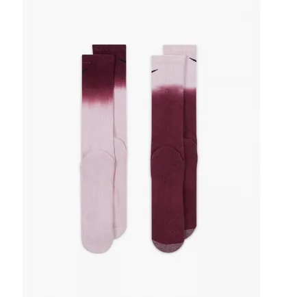 Шкарпетки унісекс Nike Everyday Plus Cush Crew Violet/Pink (2 пари) Dh6096-908