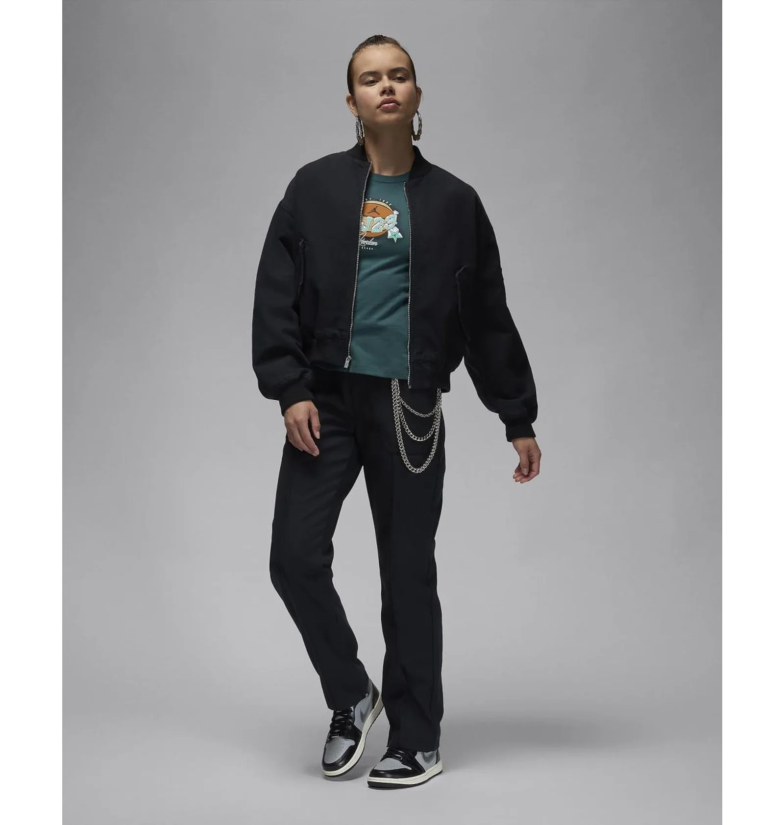 Renegade ドライバー ブラック ᐉ Куртка женская Air Jordan Renegade Lightweight Jacket Black
