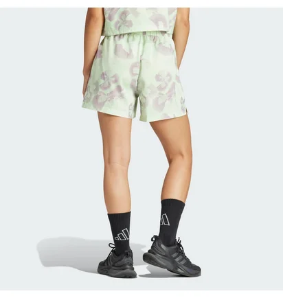 Шорты женские Adidas Floral Graphic Green IS4250
