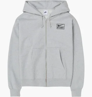 Толстовка унисекс Nike X Stussy Fleece Grey FJ9181-050