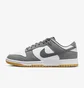 Кроссовки мужские Nike Dunk Low White/Grey FV0389-100