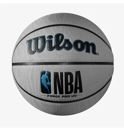 Баскетбольний м'яч Wilson Nba Forge Pro Uv Grey/Blue WZ2010801XB7