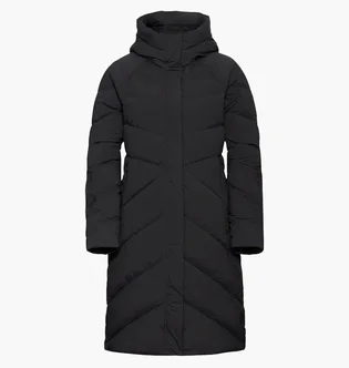 Пуховик женский Jack Wolfskin Marienplatz Black 1206971-6000