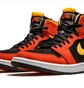 Кроссовки мужские Air Jordan 1 High Zoom Cmft Black/Orange CT0978-006