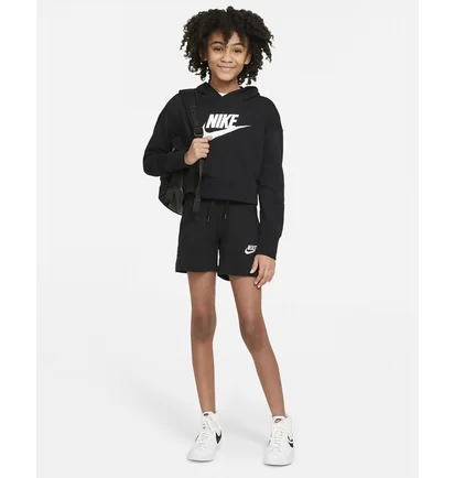Шорты детские Nike Big Kids (Girls) French Terry Shorts Black Da1405-010