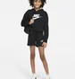 Шорты детские Nike Big Kids (Girls) French Terry Shorts Black Da1405-010