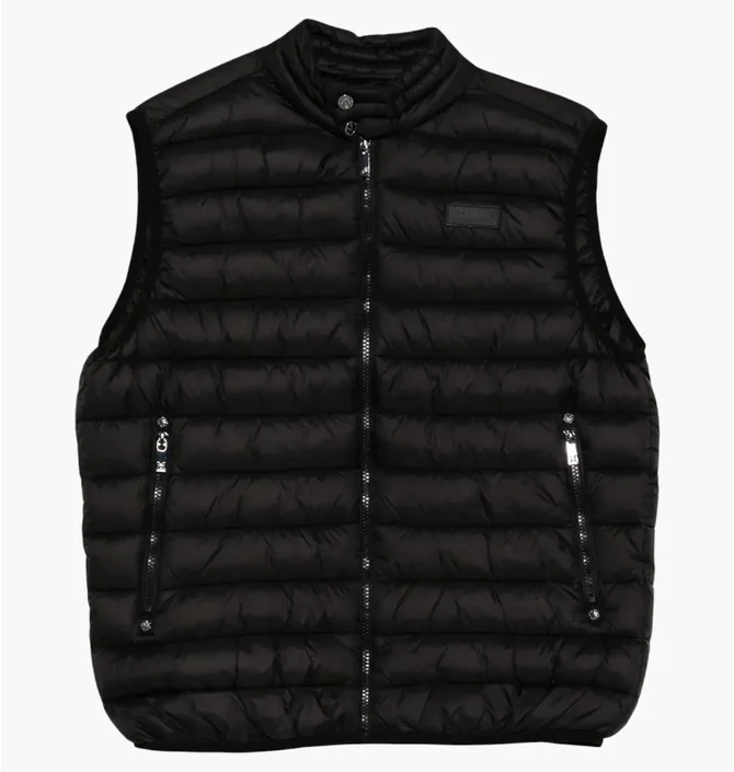 Жилетка чоловіча John Richmond Quilted Zip-Up Black UMA25156PI