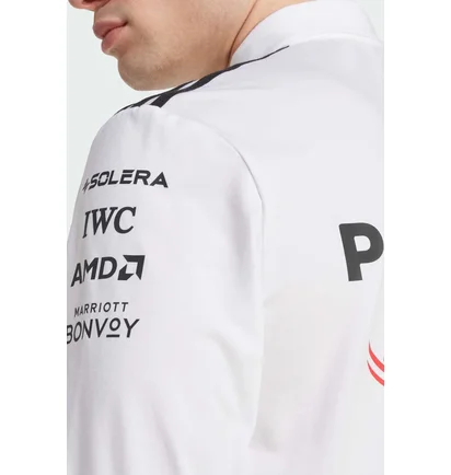 Поло чоловіче Adidas Mercedes - Amg Petronas Formula One Team White JX0757