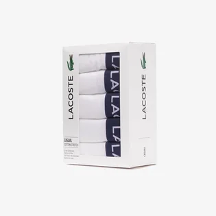 Трусы мужские Lacoste Stretch Cotton Boxer Briefs (5 шт) White 6H6521-51-031