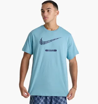 Футболка мужская Nike Sportswear Swoosh Heritage Logo T-Shirt Light Blue FZ5372-464