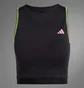 Топ жіночий Adidas Adizero Running Crop Tank Top Black IL1372