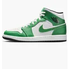 Кросівки чоловічі Air Jordan 1 Mid White/Green DQ8426-301