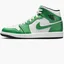 Кросівки чоловічі Air Jordan 1 Mid White/Green DQ8426-301