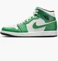 Кросівки чоловічі Air Jordan 1 Mid White/Green DQ8426-301