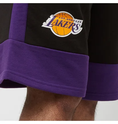 Шорти чоловічі NEW ERA Nba Colour Block Short Los Angeles Lakers Black 60416375