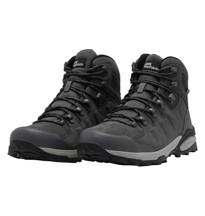 Черевики чоловічі Jack Wolfskin Refugio Texapore Grey 4049841-6945