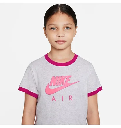 Футболка детская Nike G Nsw Tee Ringer Air Grey DO4641-051