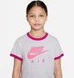 Футболка детская Nike G Nsw Tee Ringer Air Grey DO4641-051